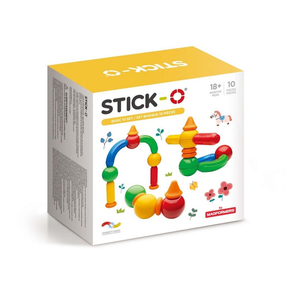 Magformers stick-O basic, 10 uppsättningar