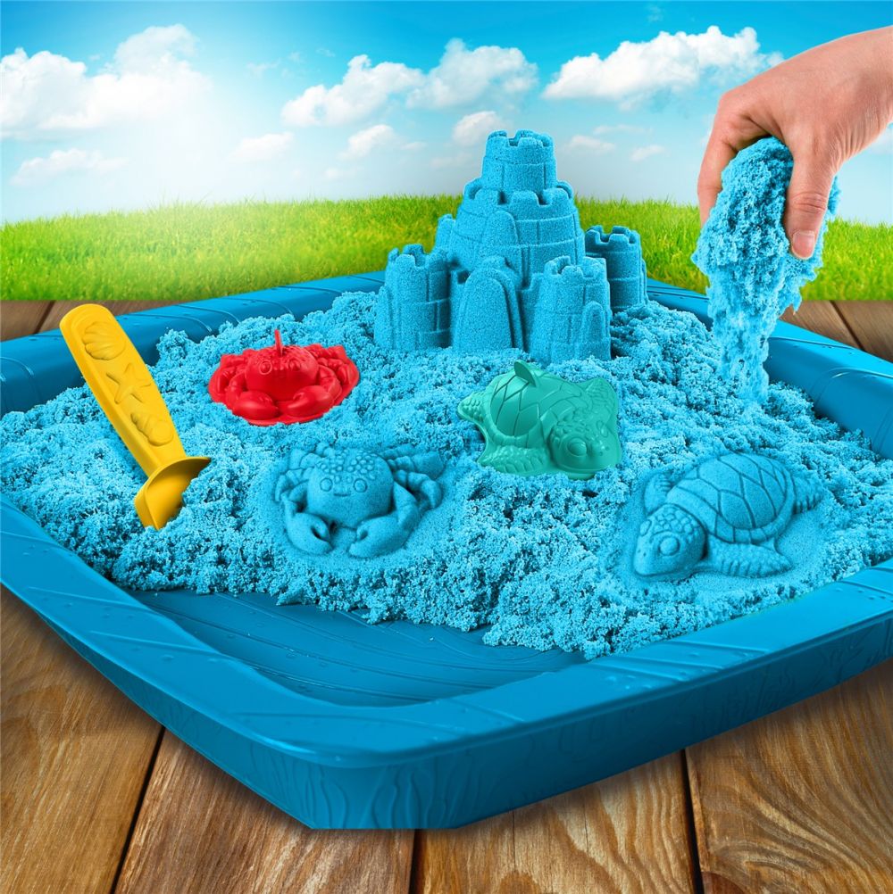 Kinetic sand sæt - blå